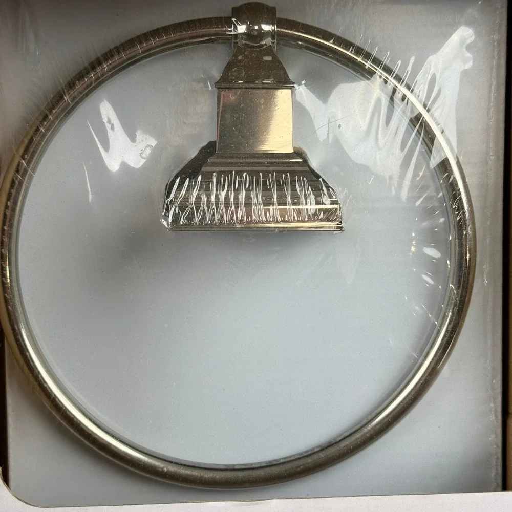 Amerock Markham Towel Ring Polished Nickel BH26511-PN Bathroom‎ Hardware